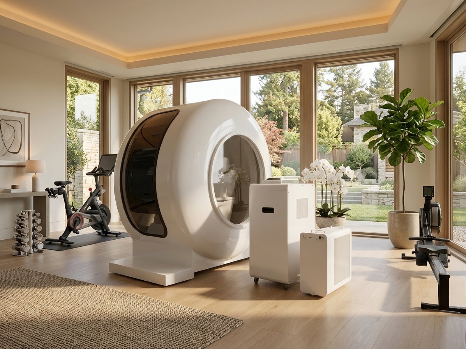 HCD Cabin Series C4 | Hyperbaric Chamber 2.0 ATA — in-room view