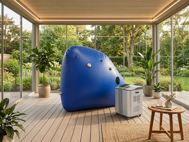 HCD Soft Series Sitting S2 | Portable Hyperbaric Chamber 1.3 ATA - Room View