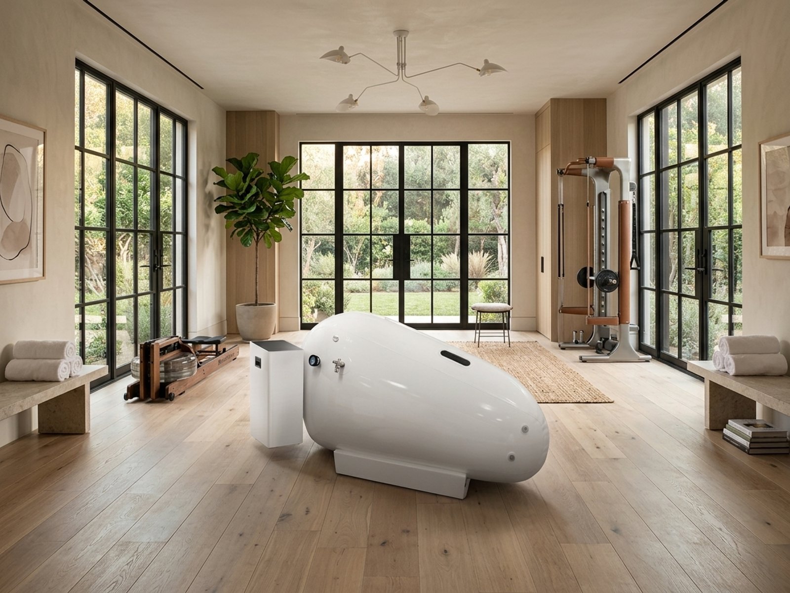 HCD Soft Series Sitting S3 | Portable Hyperbaric Chamber 1.3 ATA — in-room view