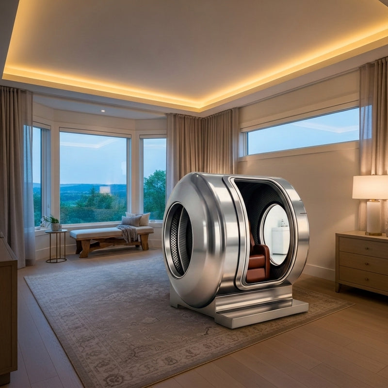HCD Cabin Series C7|Cabin-Style Hyperbaric Chamber 2.0 ATA - Room Scene