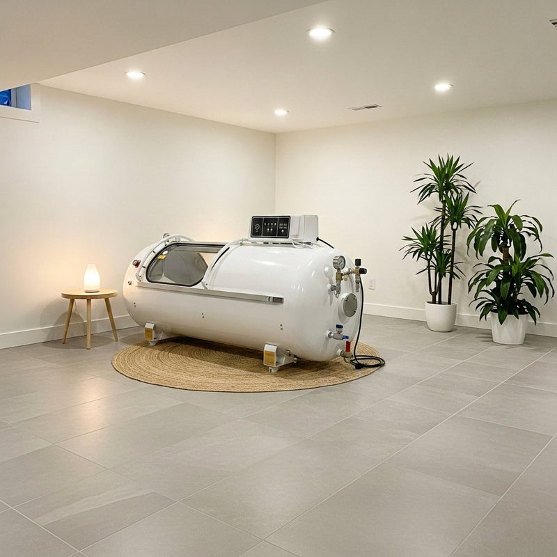HCD Verta Series L1 | Hard-Lying Hyperbaric Chamber 2.0 ATA - Room Scene