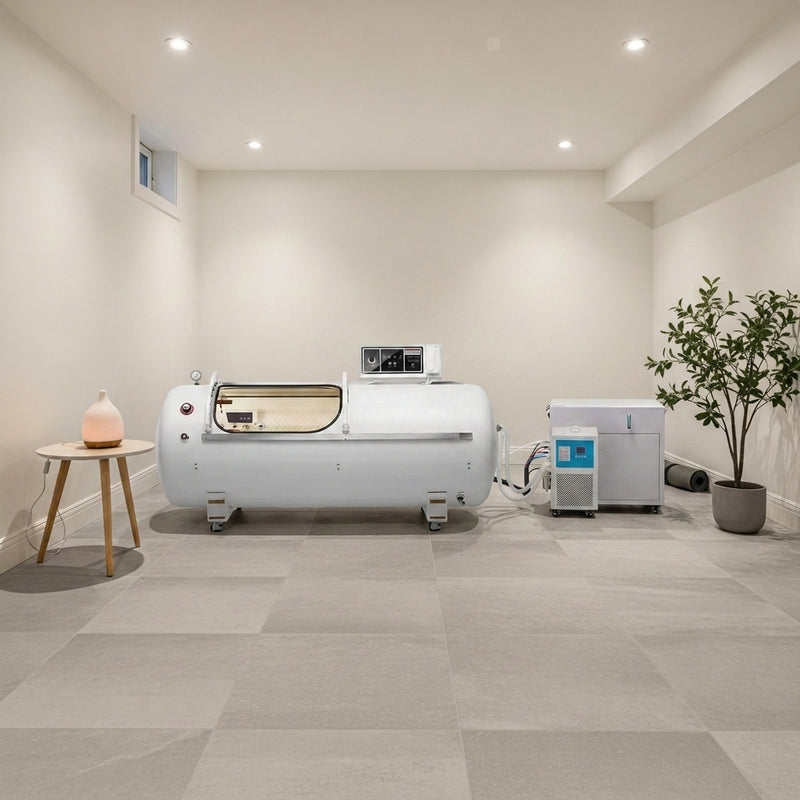 HCD Verta Series V8 | Hard-Shell Hyperbaric Chamber 1.5 ATA - Room Scene
