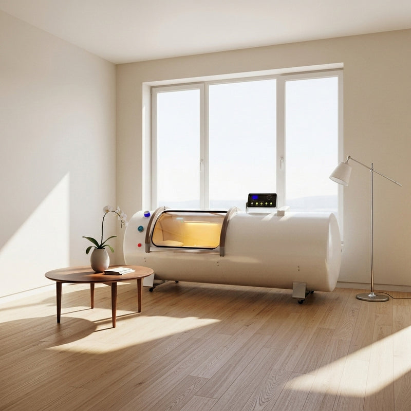 HCD Verta Series Q1 | Hard-Shell Hyperbaric Chamber 1.5-2.0 ATA - Room Scene