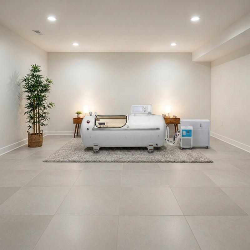 HCD Verta Series V6 | Hard-Shell Hyperbaric Chamber 1.5 ATA - Room Scene