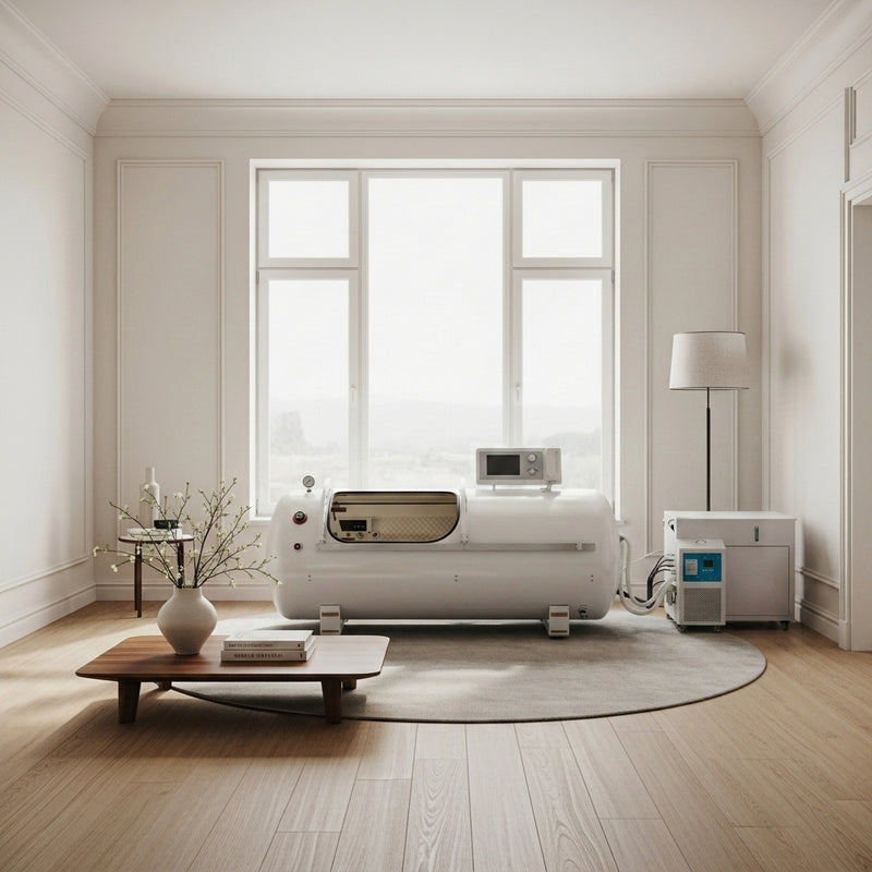 HCD Verta Series V6 | Hard-Shell Hyperbaric Chamber 1.5 ATA - Room Scene