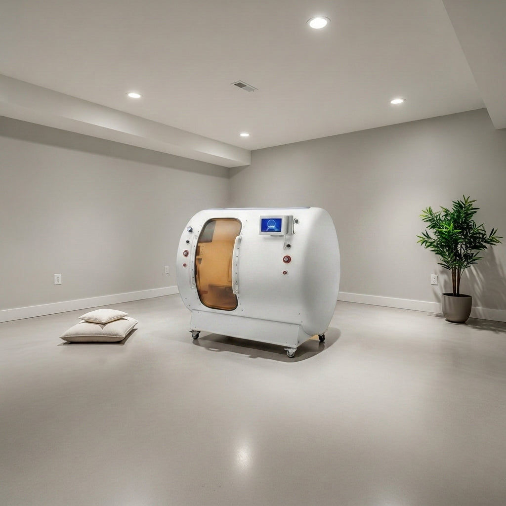HCD Verta Series MP3 | Multiplace Hyperbaric Chamber 2.0 ATA — in-room view