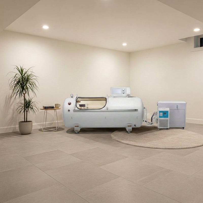 HCD Verta Series V6 | Hard-Shell Hyperbaric Chamber 1.5 ATA - Room Scene