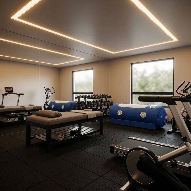HCD Verta Series H2 | Horizontal Hyperbaric Chamber 1.3 ATA - Room Scene